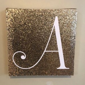 “A” wall hanging
